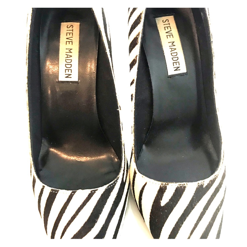 Steve Madden stilettos zebra gorgeous